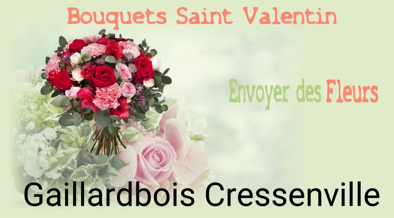 Roses de Saint-Valentin livrées à Gaillardbois-Cressenville